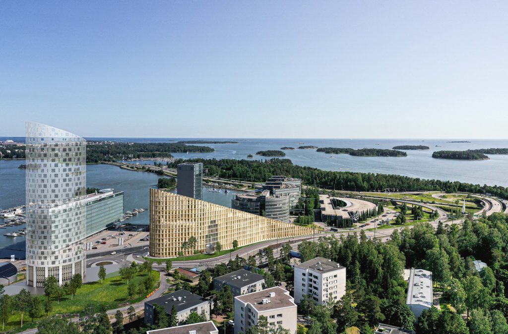 CSC:n uusi pääkonttori Keilaniemen portissa