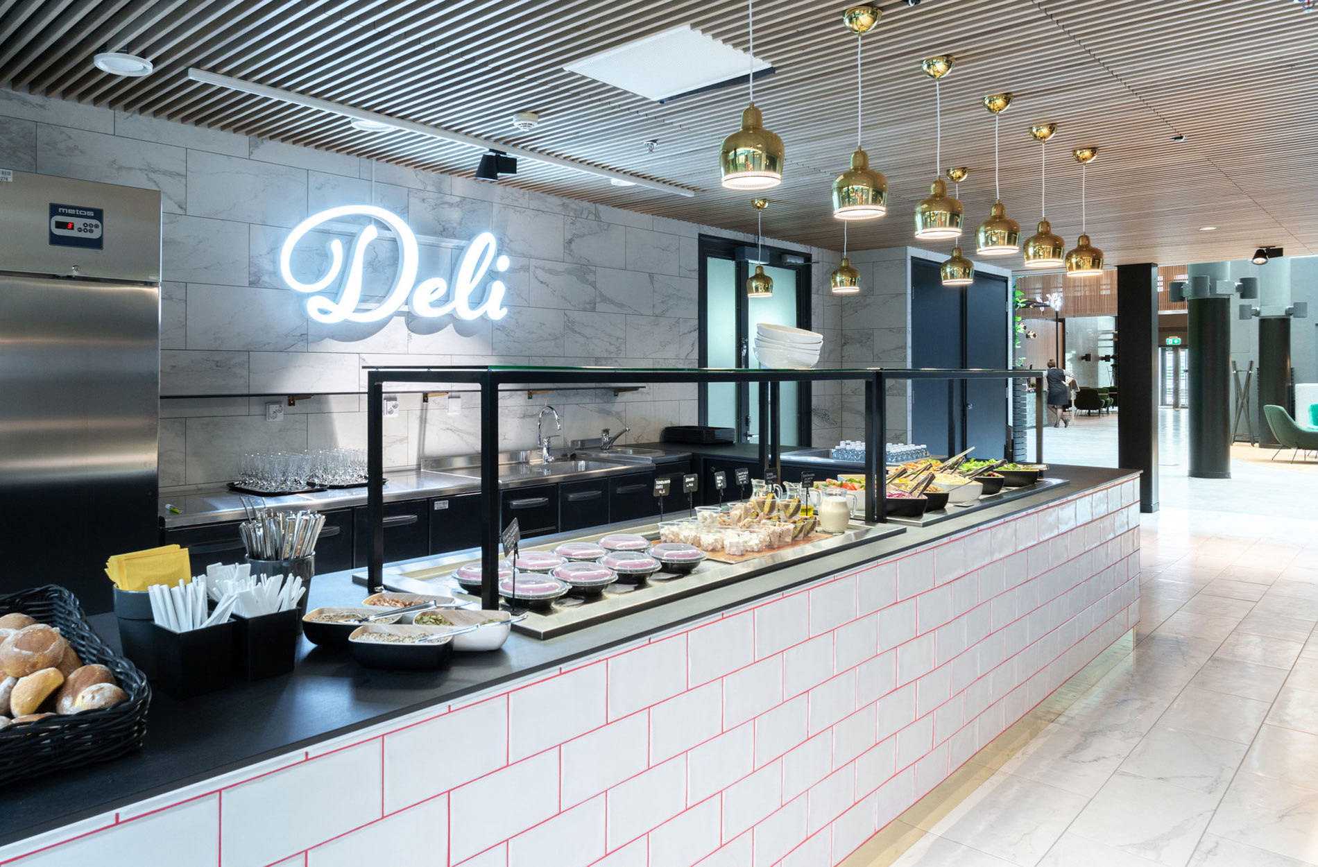 Rune & Berg Designin suunnittelema FARMI kiinteistökehitys Deli