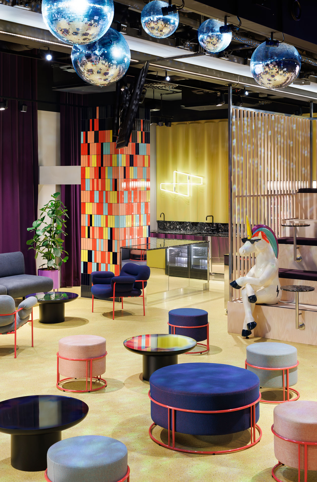 Rune & Berg Designin suunnittelema Smartly event space