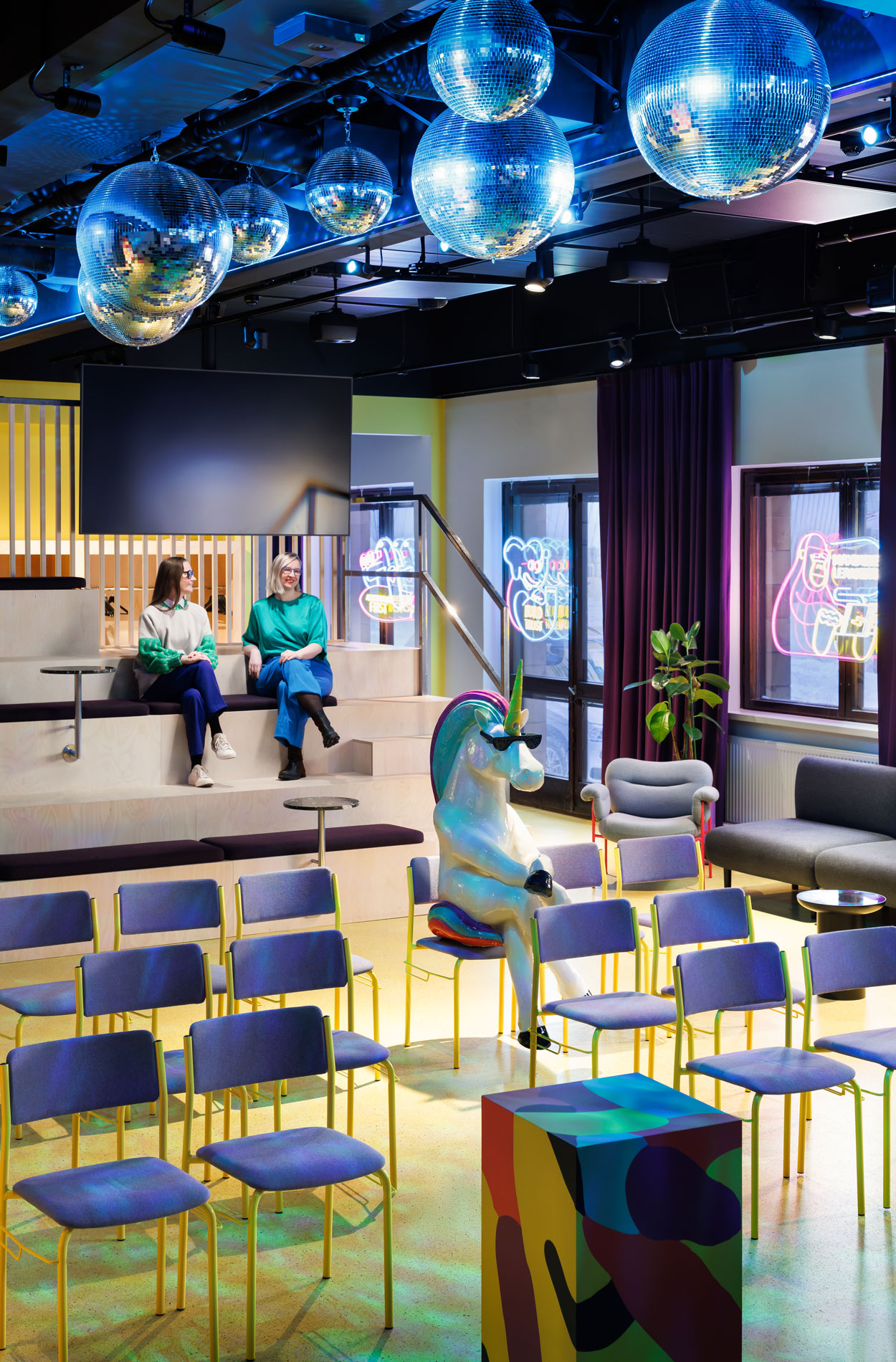 Rune & Berg Designin suunnittelema Smartly event space