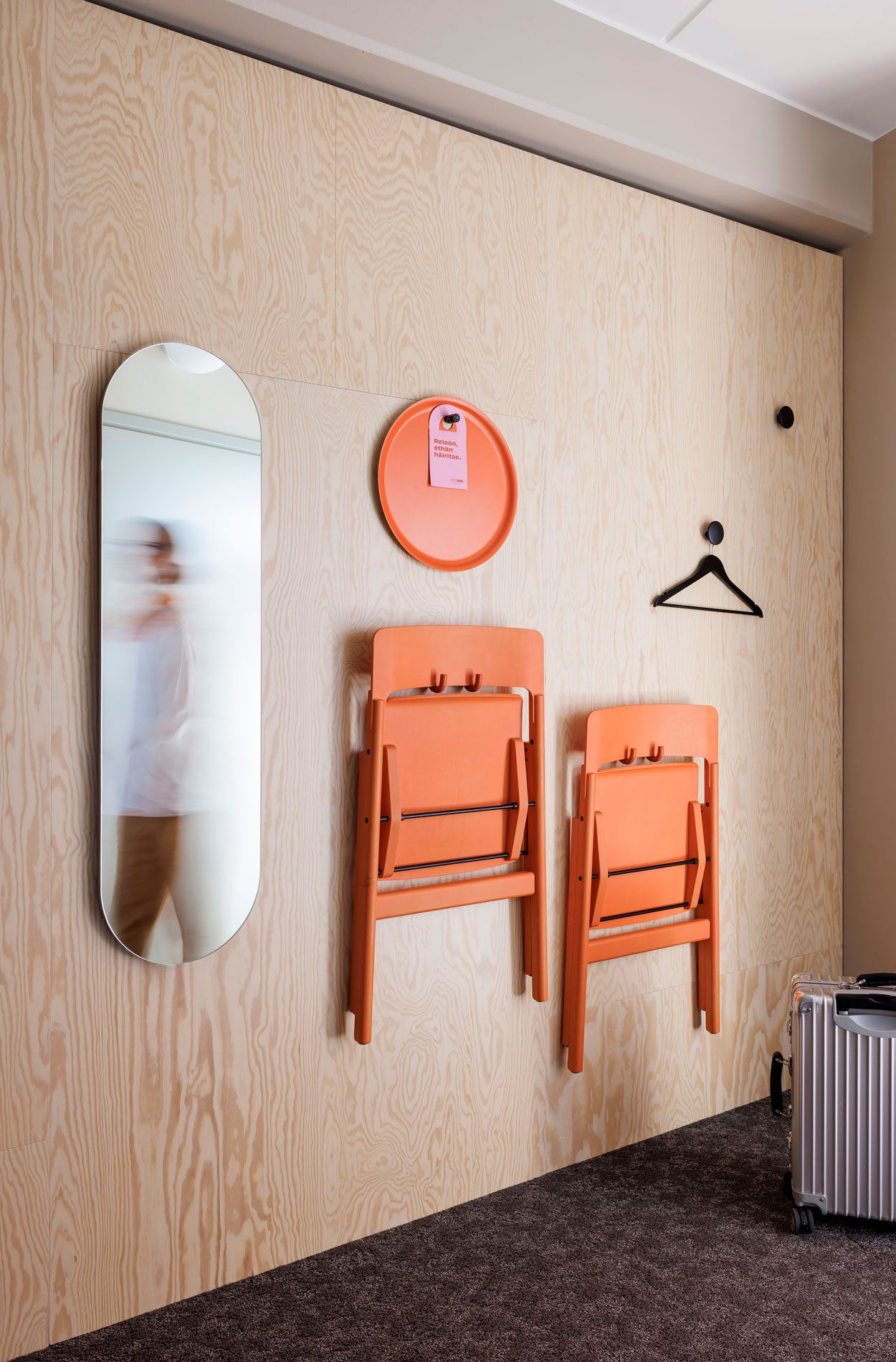 Rune & Berg Designin suunnittelema Sokos Hotel Heymo huone