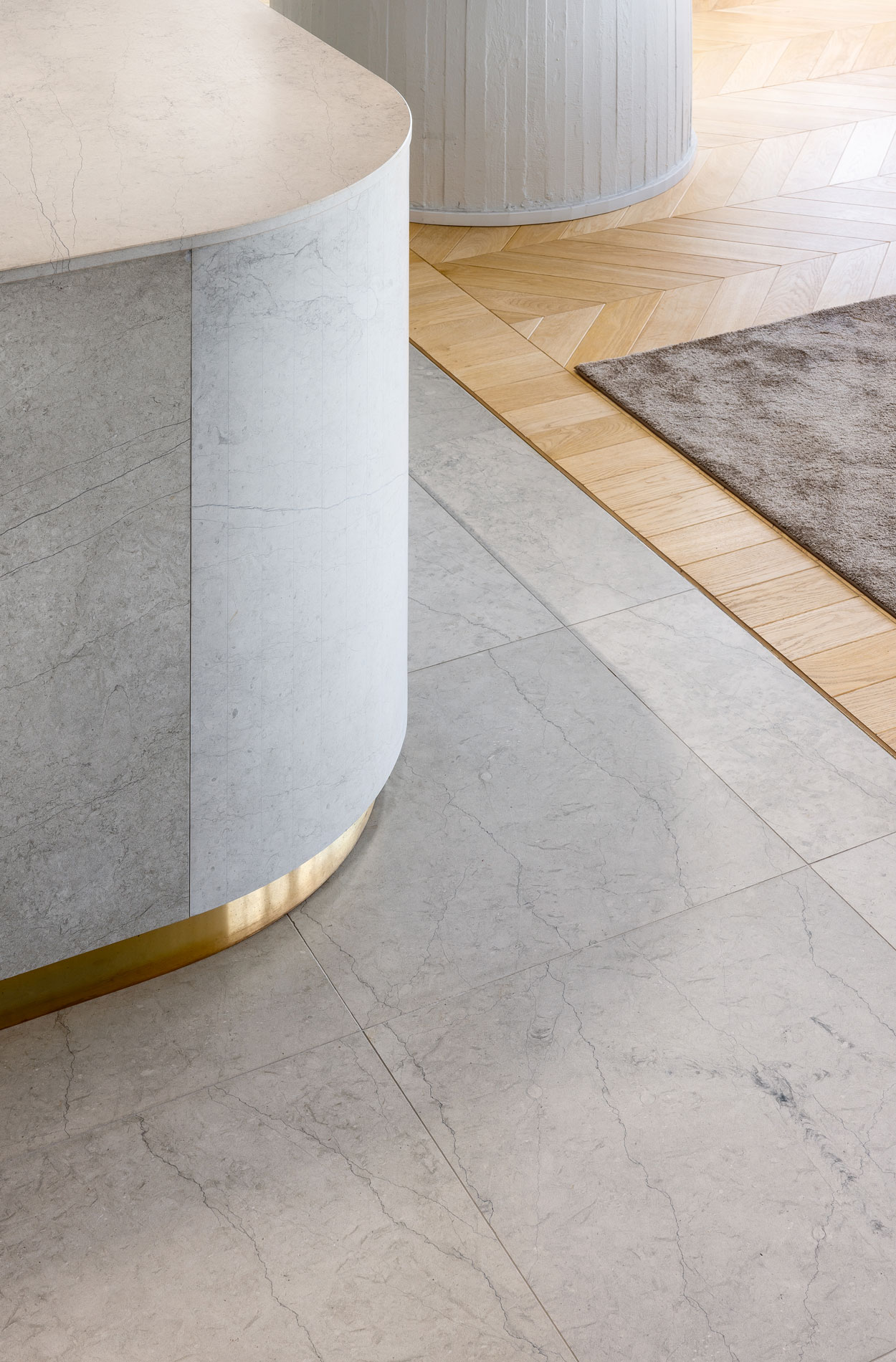 Rune & Berg Designin suunnittelema Spondan Citycenter työympäristö