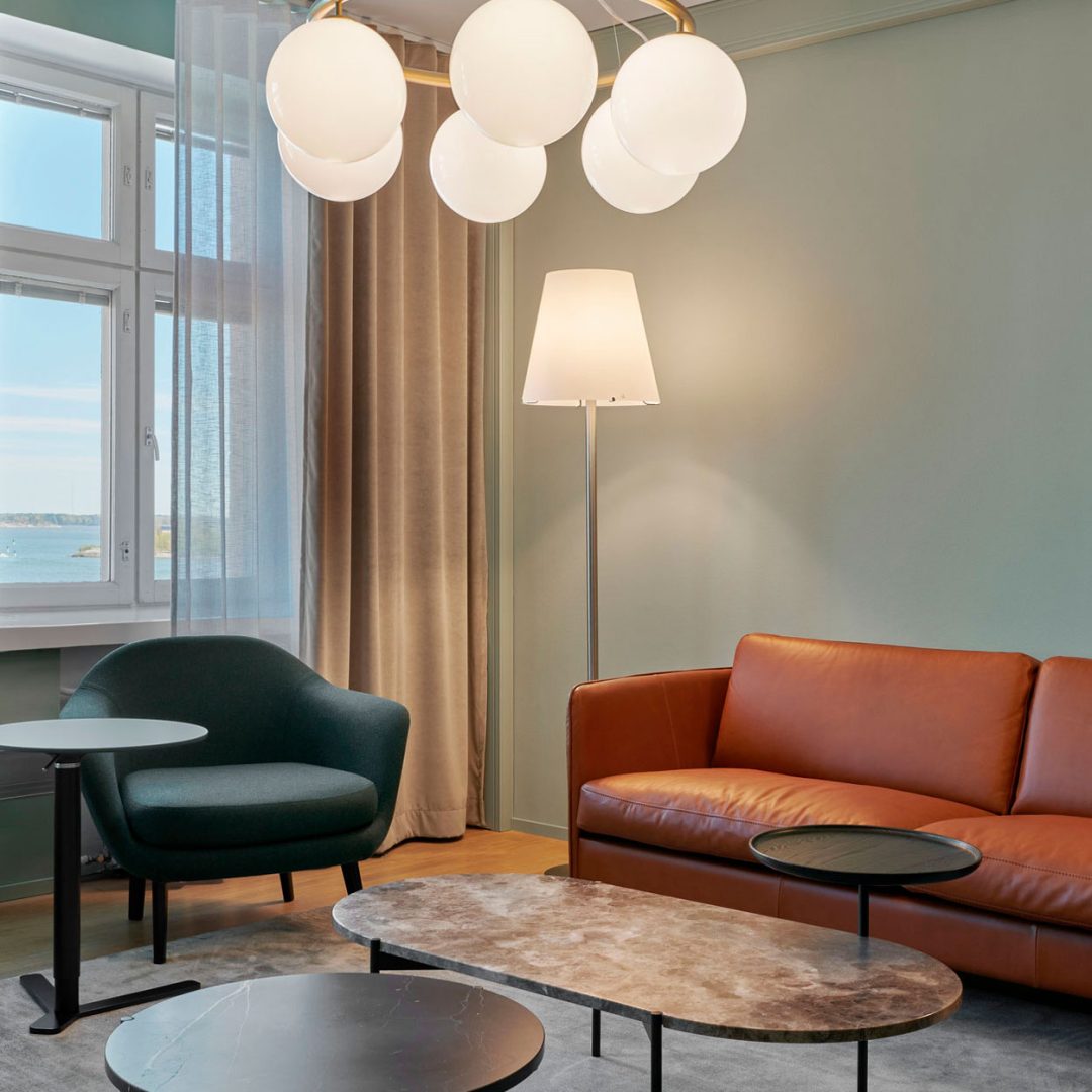 Rune-Berg-Design-Nordhaven-lounge-01 Rune & Berg Designin suunnittelema Nordhaven työympäristö lounge